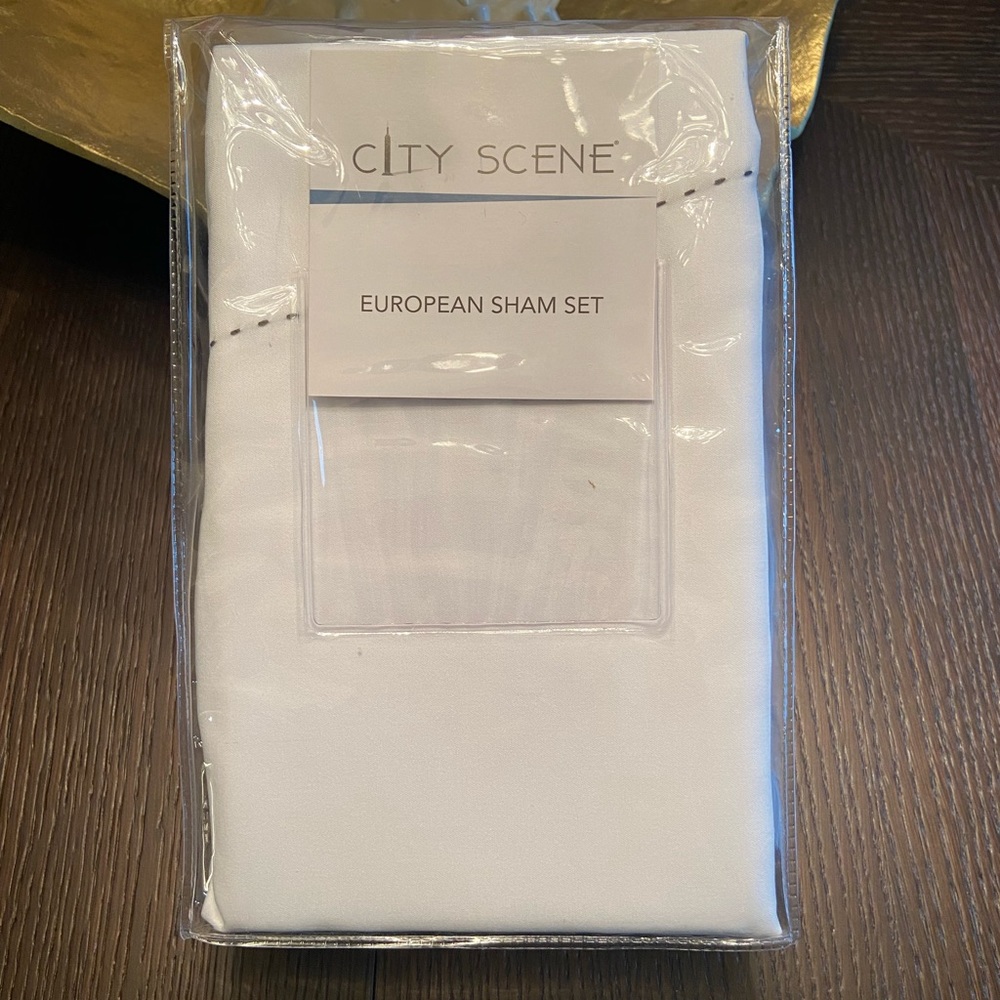 European Sham Set - Brand New!